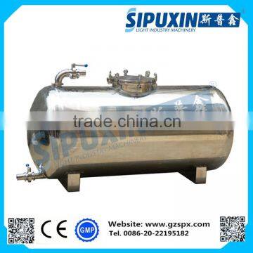 Sipuxin horizontal design alcohol sterile storage tank stainless steel