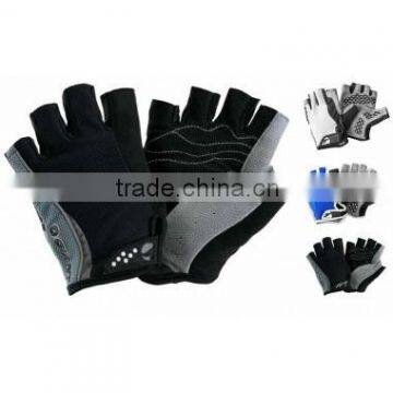 2015 RACING ROAD PRO CYCLE GLOVES GENUINE LEATHER MATERIAL WHITE COLOR