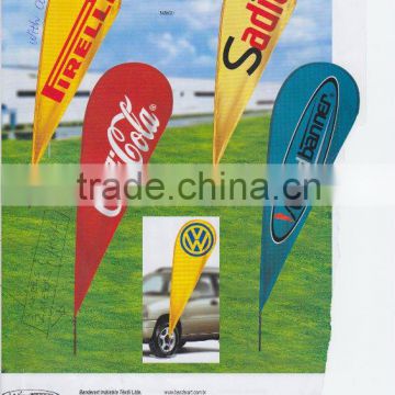 Teardrop Beach Flag Outdoor flying Banner Stand