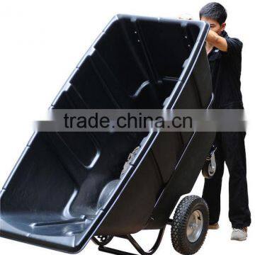 Tilt Truck, 1 Cu. Yd. Volume Capacity, 2100 Lb. Load Capacity, Heavy-Duty Towable Hopper Type photo-2