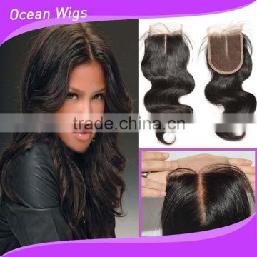 brazilian light brown silk lace closure