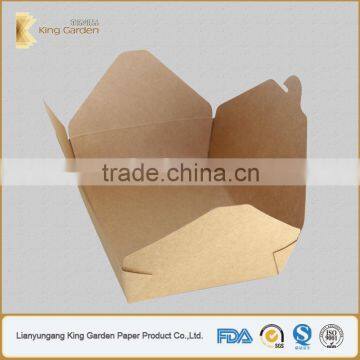 PE Coated Paper Materials Kraft Food Cardboard Containers photo-5