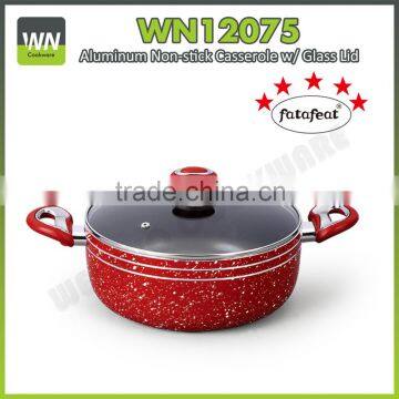 2016 Hot sale parini cookware casserole aluminium ceramic casserole set