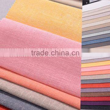 Pure color linen sofa fabric