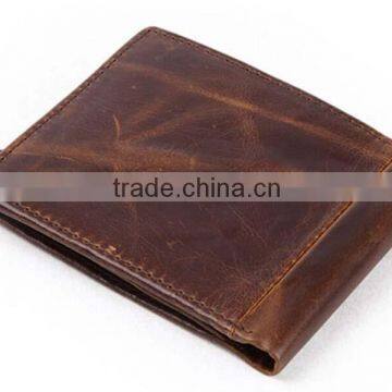 Top Grade Unique Design Handmade Genuine Leather Men's Rfid Wallet photo-4
