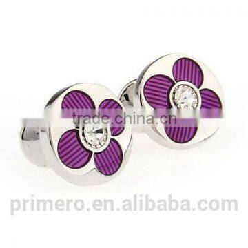 PRIMERO 2015 Fashion Jewelry Enamel Amethyst Cufflinks 925 Sterling Silver Cufflink Pattern Cufflinks French Cufflinks photo-6