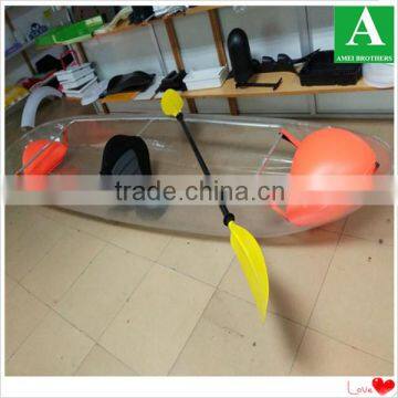 One person custom fishing bait boat with paddle Chinese manufacturer
