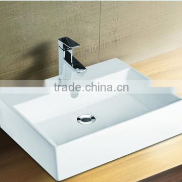 China supplier bathroom design counter top sink/ceramic wash basin(BSJ-A8232)