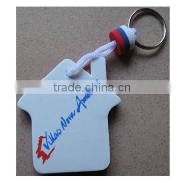 back shape eva floating keychain