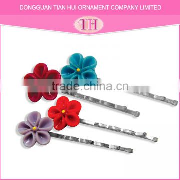 New arrival personalized multi-color flower design your own fashion bun hair pin accessories for women