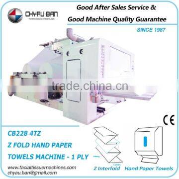 Z Fold Hand Towel Tissue Paper Converting Machine Machinery