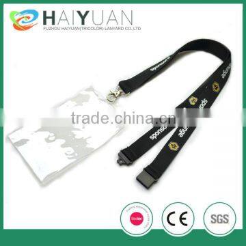 Promotion polyester ID card lanyards with customized logo