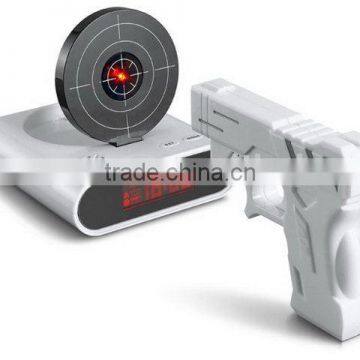 Shooting alarm clock