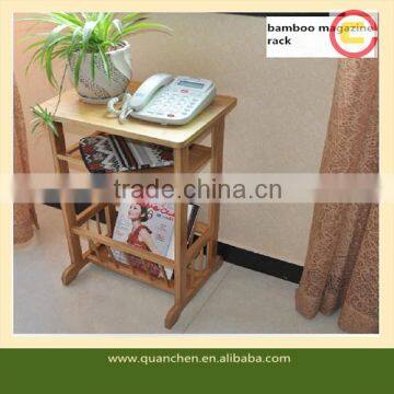 Decorative Good Quality Bamboo Magazine Rack