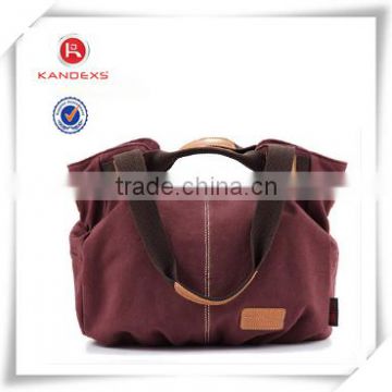 Fashion Design Leisure Western Style Canvas Women Vintage Handbag