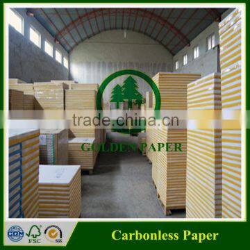 China carbonless paper/NCR paper stocklot in sheet and roll