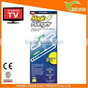 Magic Hanger Plastic Magic Smart Hanger Telescopic Clothes Hanger As Seen On Tv                        
                                                Quality Choice