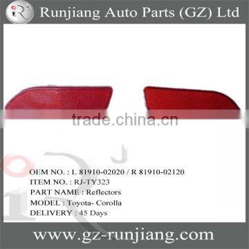 New Model Reflectors For Toyota Corolla 2011