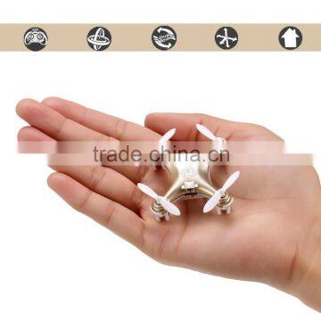 High Quality 6 Axis 2.4G 4CH RC Quacopter Helicopter Mini Done RC Toy Gold photo-4