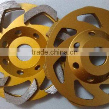 125mm L-shaped diamond cup grinding wheel