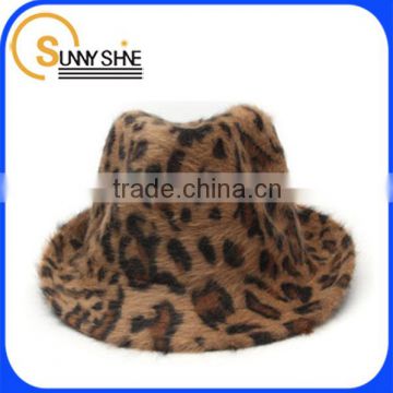 Sunny Shine custom cheap fashion tweed leopard print bucket hats