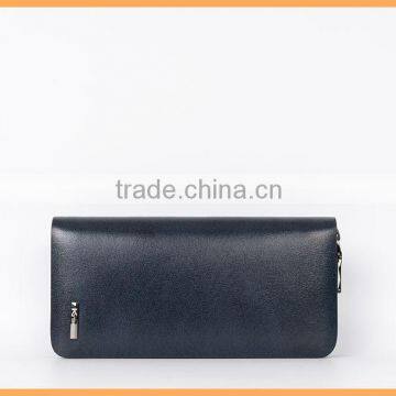 100% full grain genuine cowhide leather wallet slim clutches and purses wholesale factory