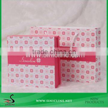 Sinicline newest base and lid packaging box with colorful printing