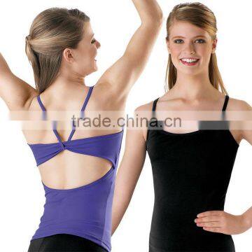 Adult Spandex dance tops fitness DT601