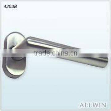 Door Round Knob With Oval Rose photo-5