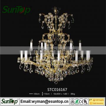 2016 home decoration chandelier crystal pendant with Energy Saving