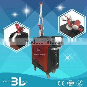 Hot Sale !!! Vertical Q-Switch Vascular Tumours Treatment Pigmentation Removal Nd Yag Laser 532nm