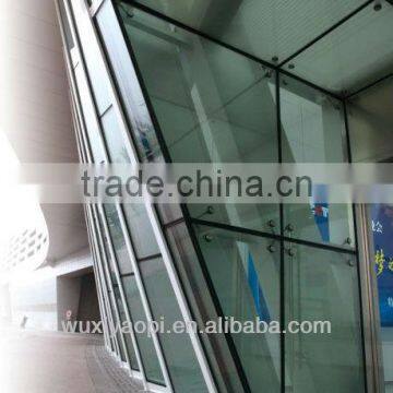 4~22mm fixed security curtain wall building window glass with EN12150&CCC