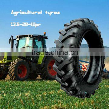 13.6-28-10pr bias tread depth good traction wear resistant tractor dirve wheel agricultural tires