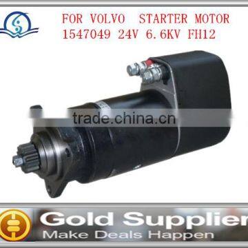 Brand New Starter Motor For Volvo FH12 1547049 24 V 6.6 KV with hgih quailty and most competitiy price