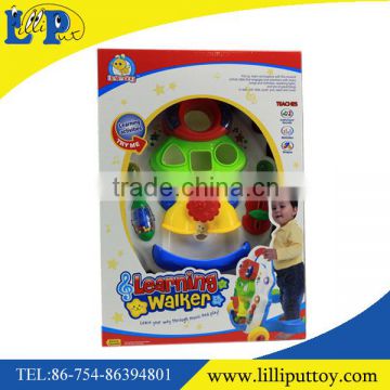 Colorful baby toy musical baby learning walker