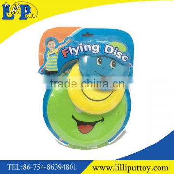 Kids toys summer 3pcs plastic smile fliying disc toy