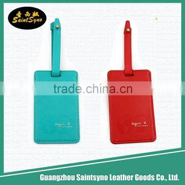 High utility and good quality leather luggage tag wholesale