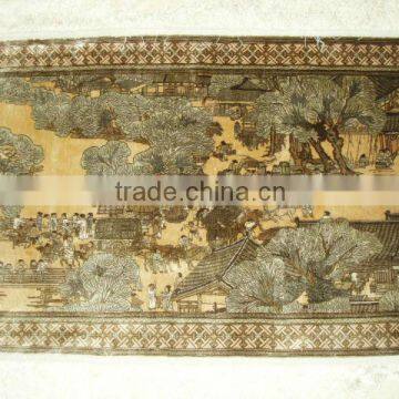 traditional handmade silk tapestry