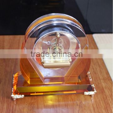 Crystal Clock,Crystal Table Clock For Gifts&Souvenirs