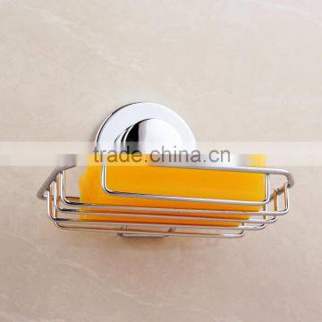 China supplier bathroom soap dish metal basket soap holder with suction cup