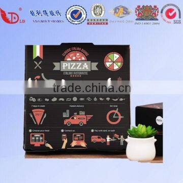 Customized Recyclable Corrugated Paper Pizza Box Hot Sale Custom 8",10",12'',14'' Square Brown Corrugated Paper Pizza Box photo-6
