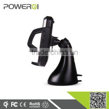 Detachable Car Mount Dashboard Holder With 3-Coils Wireless Charger Function