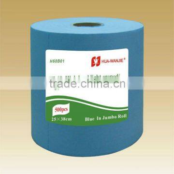 Replace Dupont Sontara light and heavy duty industrial /maintenance--High-level light creped/ rugged non-woven wipes