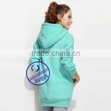 China Supplier Custom Women Hooded Sweatshirt With Embroidered photo-4