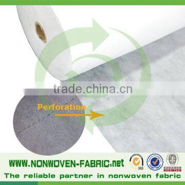 High quality PP perforated spunbond non-woven fabric with free samples and sample book