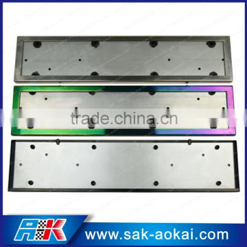 Stainless steel european license plate frame