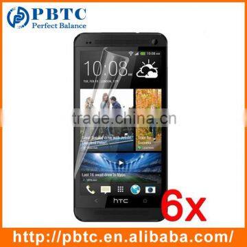 Wholesale 6PCS Mobile Phone Screen Protector For HTC One M7