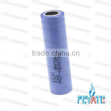 2014 High quality samsung ICR18650-28A 2800mah 3.7v Cylinder Lithium-ion rapid rechargeable battery