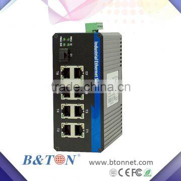 8 Port 10/100/1000M Optic Fiber Industrial Ethernet Unmanaged/managed Switch photo-2