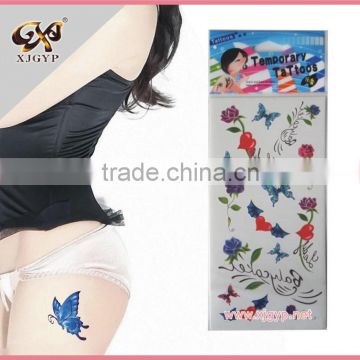 lovely tattoo sticker/non-toxic temporary tattoo stickers/wall tattoo stickers